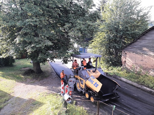 Oprava silnice - červenec 2019