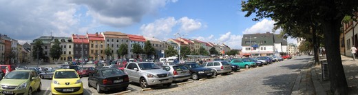 Jihlavské náměstí panoramaticky